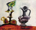 Naturaleza muerta con vela l 1937 cubista Pablo Picasso